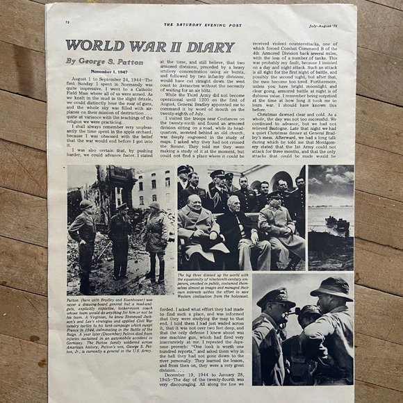 1976 July-August THE SATURDAY EVENING POST MAGAZINE - NORMAN ROCKWELL - Picture 6 of 11